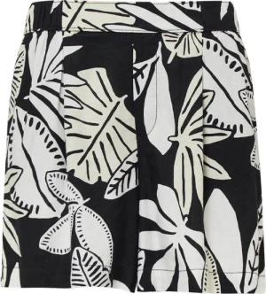 Shorts aus Leinenmix mit Eingrifftaschen