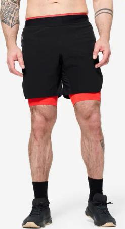 Shorts Crosstraining atmungsaktiv und leicht Celliant - schwarz