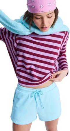 Shorts mit elastischem Bund SURF STOKED Grün Frauen