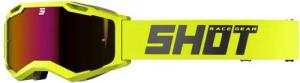 Shot Iris 2.0 Maske - Neongelb Glänzend