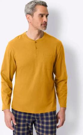 Sieh an! Schlafanzug Schlafanzug-Shirt Langarm