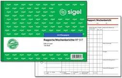 SIGEL Wochenbericht Formularbuch RP517, 1 St.