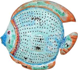 Signes Grimalt  Statuetten und Figuren Blauer Fisch Kerzenhalter
