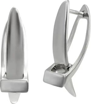 SilberDream Paar Creolen SilberDream Creole X-Form 925 Sterling (Creolen), Damen Creolen X-Form aus 925 Sterling Silber, Farbe: silberfarben