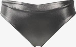 Silberne Damen-Badehose aus synthetischem Material zum Schwimmen