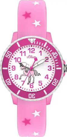 Silikonband-Uhr mit Einhorn-Motiv