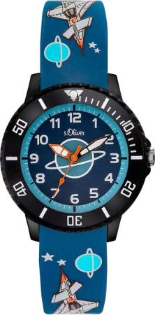 Silikonband-Uhr mit Weltraum-Motiven