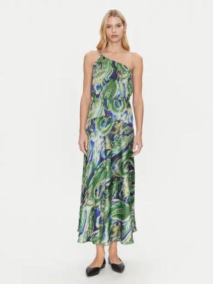 Simona Corsellini Coctailkleid P25CPAB03301 Grün Regular Fit