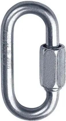 Singing Rock Ovalglied ZnStahl 6 mm, Schraubenverriegelung, 4 kN, 35 g