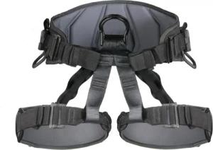 Singing Rock Sit Worker 3D Noir Hängesitz mit gepolstertem Gürtel