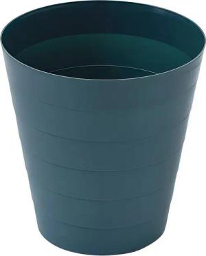 Sinoba Papierkorb moderner Mülleimer Papiereimer 6105 rund, Abfalleimer für Büro Kinderzimmer aus Kunststoff 9 Liter Höhe 25 cm