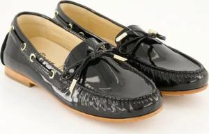 Sioux Schuhe - Borinka-701 Lackleder (Schwarz, Gr. 37 ½)