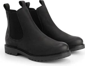 Sivik Damen - Chelsea boots - Nubukleder - Schwarz