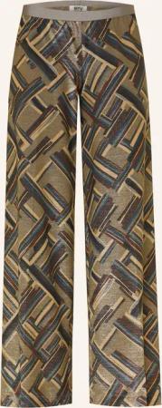 SIYU Marlenehose aus Jersey mit Glitzergarn