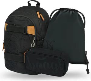 Skate Darkness Rucksack-Set 3tlg: Rucksack, Federmäppchen, Turnbeutel