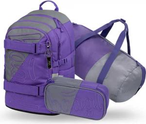 Skate Dual Schulrucksack-Set 3tlg.: Schulrucksack, Federmäppchen, Sporttasche