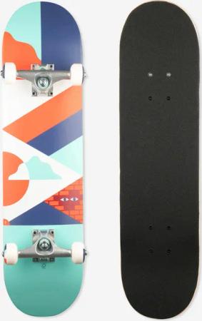 Skateboard Deck Kinder 8‒12 Jahre 7,6" - CP100 Mid 7,6" Geometric