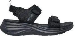 Skechers 120009 BBK VAPOR FOAM - LAIDBACK MOMENTS Schwarz Sandal Gr. 37