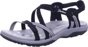 Skechers 163115 REGGAE SLIM - SUN ARRAY Schwarz Sandal Gr. 39