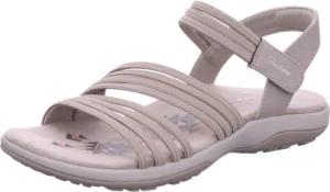 Skechers 163573 TPE REGGAE SLIM - COFFEE RUN Beige Sandal Gr. 41