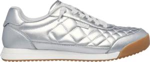 Skechers BOBS Billie Wild Comfort Polyurethan Damen Silber Sneakers