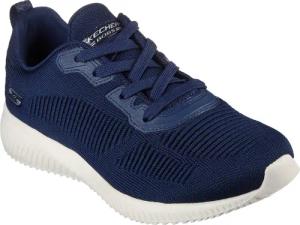 Skechers BOBS SQUAD - TOUGH TALK Sneaker Schnürschuh, Freizeitschuh, Trainingsschuh in Strick-Optik