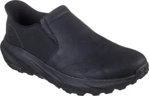 Skechers Conner Rayne Leder Herren Schwarz Slipper