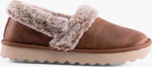 Skechers Cozy Up Polyester Damen Hausschuhe In Kastanienbraun