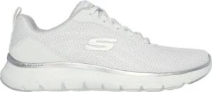Skechers - Damen Sneaker "Flex Appeal 5.0 Uptake", Kontrast (Weiß/Silber)