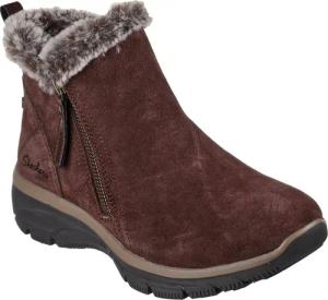 Skechers EASY GOING - HIGH ZIP Winterboots Winterschuh mit Fellimitatkragen