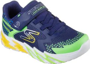 Skechers FLEX-GLOW 3.0 Slip-On Sneaker Sneaker, Klettschuh, Kindergartenschuh mit auffälliger Sohle
