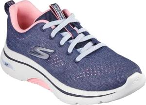 Skechers Go Walk Arch Fit 2.0 Vivid Sunset Sneaker für Damen, Navy, 41 EU