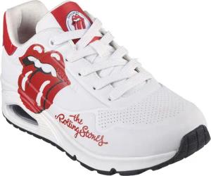Skechers Herren Uno ROLLING STONES SINGLE! Sneaker 183102 Weiß