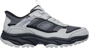 Skechers - Herren Wanderschuhe "Viking AT", Wildleder (Grau/Schwarz)