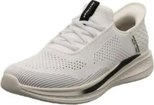 Skechers  Herrenschuhe Slipper Slade Quinto 210810 WHT white Textil 210810 WHT