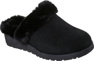 Skechers Keepsakes Wedge Time To Cruise Leder Damenschuhe Schwarz