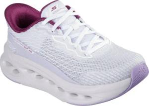 Skechers MAX CUSHIONING GLIDE-STEP-SAPPHIRE Slip-On Sneaker Laufschuh, Trainingsschuh mit dämpfender Glide Step Sohle