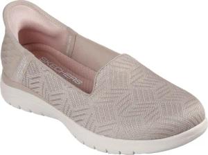 Skechers On-the-GO Flex - Clover Textil Damen Taupe Standard Sneaker