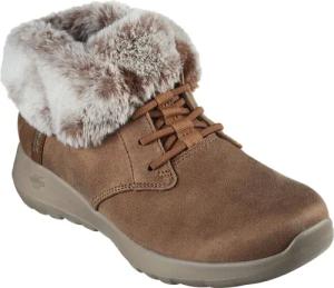 Skechers On-the-GO Joy Cozy Charm Polyester Damen Chestnut Winter Stiefeletten