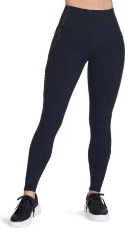 Skechers Performance GO WALK Cheetah Leggings aus Nylon für Damen in Braun