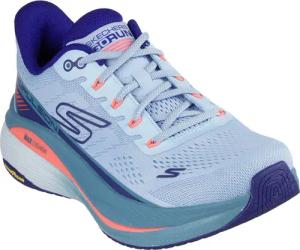Skechers Performance Max Cushioning Propulsion Damen Sneaker Aus Textil In Hellblau/Dunkelblau