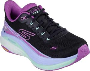 Skechers Performance Max Cushioning Propulsion Damen Sneaker Schwarz/Lila