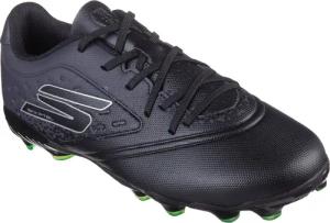 Skechers Performance Skechers Razor 1.5 Jr Jugend FG Herren Fußballschuhe Schwarz/Silber
