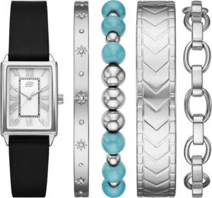 Skechers Quarzuhr SETS SR9132, (Set, 5-tlg., mit 4 Armbändern), Armbanduhr, Damenuhr, Ideal auch als Geschenk, analog