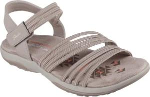 Skechers REGGAE SLIM Sandale, Sommerschuh, Trekking Sandale mit praktischem Klettverschluss