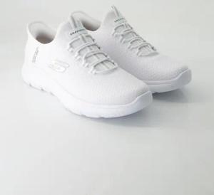 Skechers Schuhe - 232457 Textil (Weiß, Gr. 43)