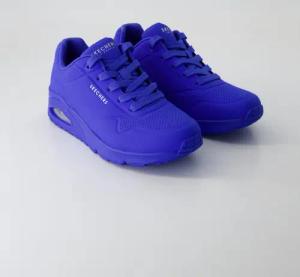 Skechers Schuhe - 73690 Synthetik (Blau, Gr. 38)