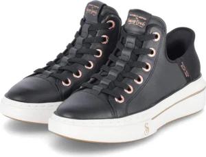 Skechers Skechers 186001 BLK Damen Leder & Textil schwarz Schnürschuh