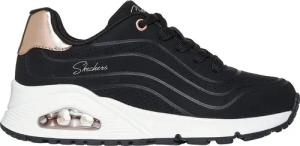 Skechers Skechers Uno Gen1 Shimmer Wave Schwarz BLK Sneaker