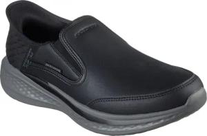 Skechers SLADE- Slip-On Sneaker Slipper, Freizeitschuh, Halbschuh mit Goga Mat Funktion